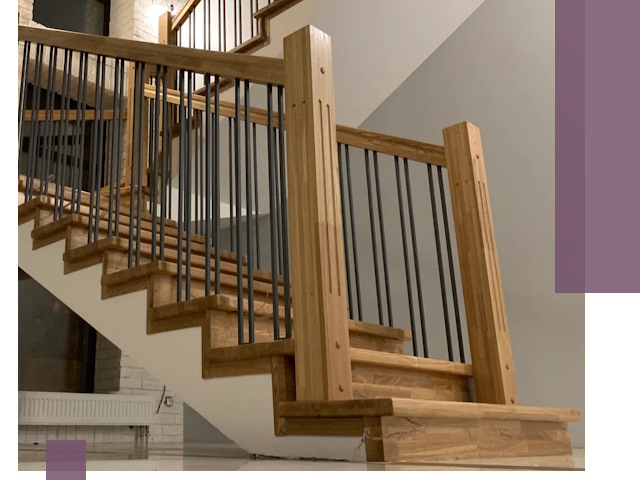 Реставрация деревянных и металлических лестниц в Донском