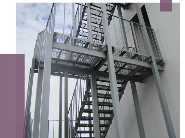 Монтаж пожарных лестниц в Донском от 7700 руб.