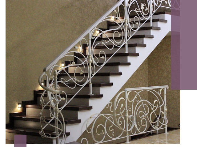 Кованые лестницы под ключ в Донском — изготовление и монтаж