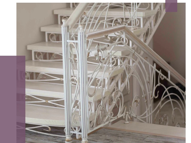 Изготовление кованых лестниц на заказ в Донском от 86122 руб. | ПРОЛЁТ-Днс