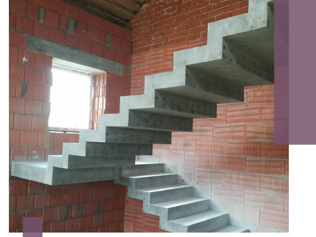 Бетонные лестницы под ключ в Донском: монтаж, демонтаж, ремонт