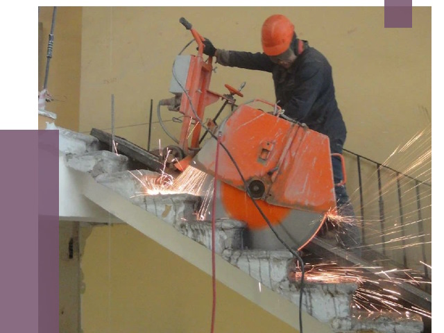 Демонтаж бетонных лестниц в Донском от 4559 руб. за м2 | ПРОЛЁТ-Днс