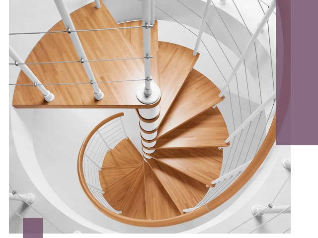 Изготовление винтовых лестниц под ключ в Донском