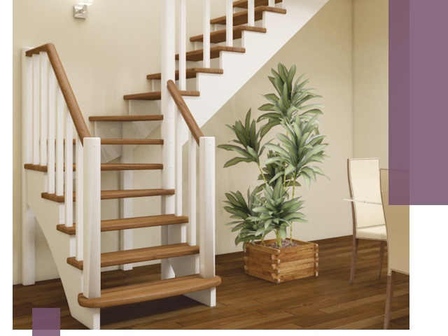 Г-образные лестницы под ключ в Донском — изготовление и монтаж