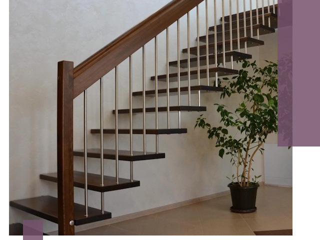 Лестницы на больцах под ключ в Донском – изготовление и монтаж