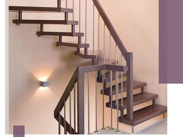 Изготовление лестниц на больцах в Донском под ключ