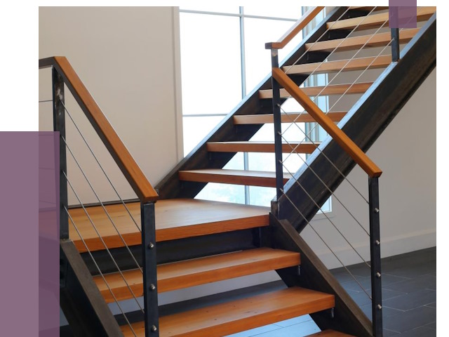 Изготовление лестниц на металлокаркасе в Донском от 18744 руб. | ПРОЛЁТ-Днс