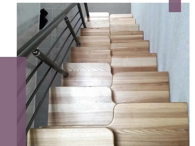 Лестницы гусиный шаг в Донском от 12918 руб. под ключ | ПРОЛЁТ-Днс