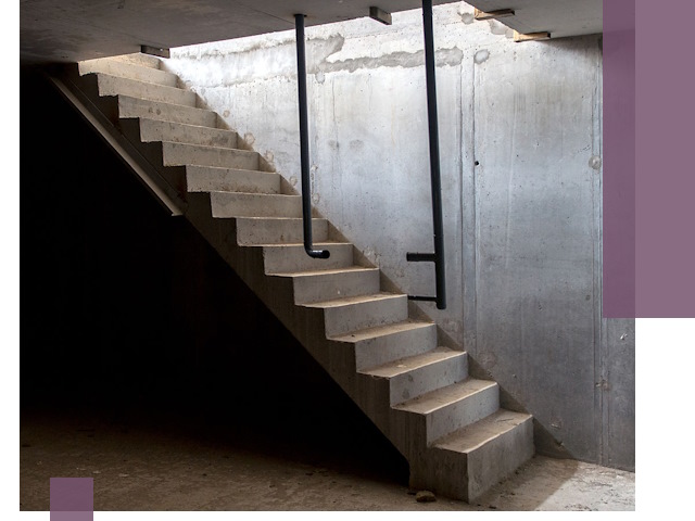 Изготовление и монтаж лестниц в подвале в Донском