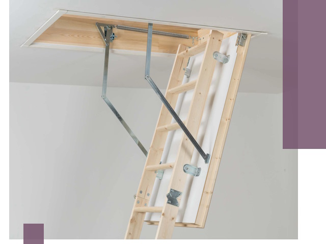 Установка чердачной лестницы под ключ в Донском