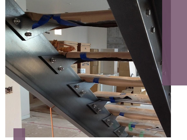 Усиление лестничных конструкций и усиление опор в Донском