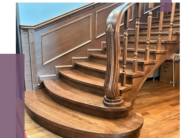 Дубовые лестницы под ключ в Донском от 174777 руб. — ПРОЛЁТ-Днс