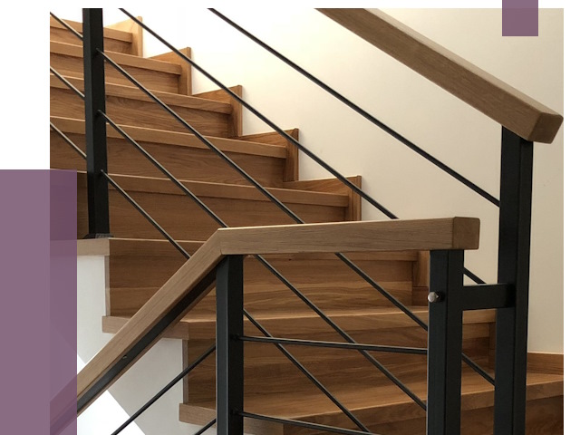 Обшивка металлической лестницы деревом в Донском от 4306 руб. 