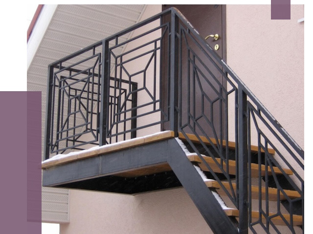 Металлические перила в Донском от 4255 руб.  | ПРОЛЁТ-Днс