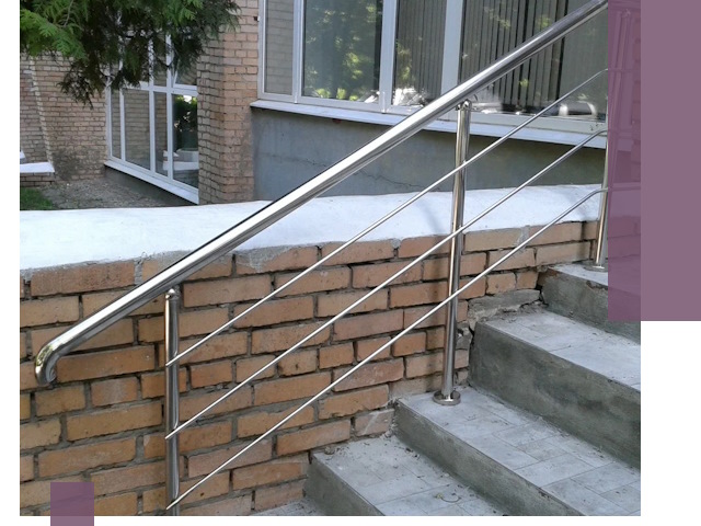Перила из нержавеющей стали высокого качества в Донском