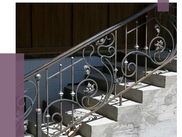 Кованые перила в Донском от 8612 руб. под ключ — качество от ПРОЛЁТ-Днс