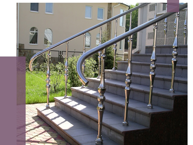 Перила для крыльца в Донском от 10639 руб. — монтаж ПРОЛЁТ-Днс