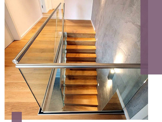 Перила для лестницы в доме — изготовление и монтаж в Донском