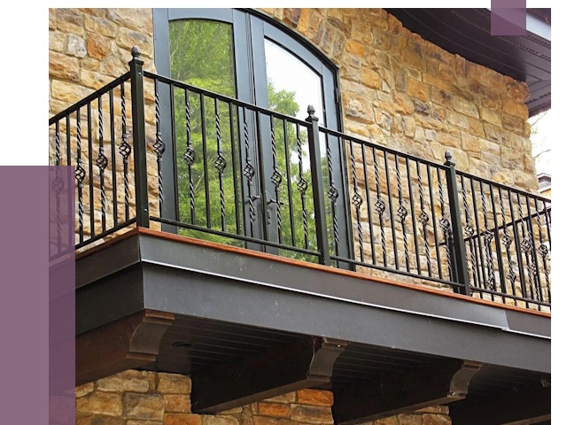 Балконные ограждения в Донском от 7954 руб. — купить | ПРОЛЁТ-Днс