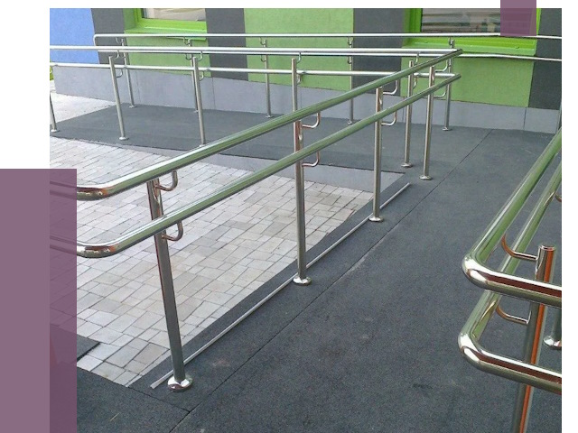 Ограждения пандусов в Донском от 4306 руб. монтаж | ПРОЛЁТ-Днс