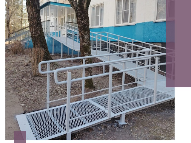 Пандусы под ключ в Донском: изготовление, монтаж и демонтаж