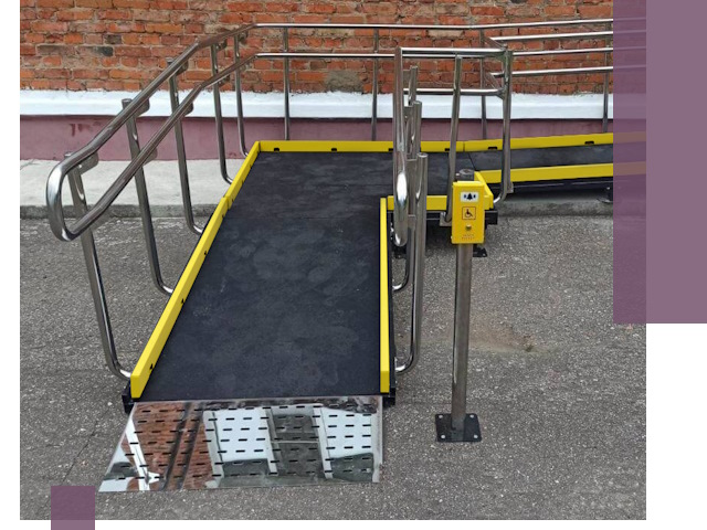 Изготовление наклонных пандусов для инвалидов в Донском