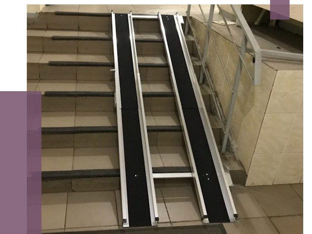 Установка пандуса в подъезд в Донском от 7903 руб. под ключ | ПРОЛЁТ-Днс