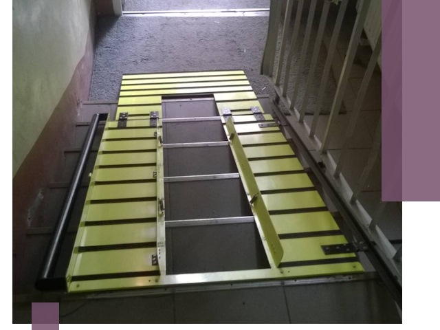 Профессиональный монтаж пандуса в подъезд в Донском