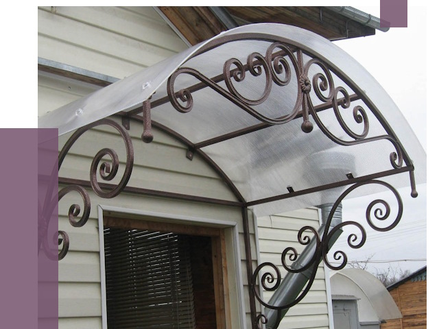 Изготовление козырьков в Донском от 7295 руб. — заказать | ПРОЛЁТ-Днс