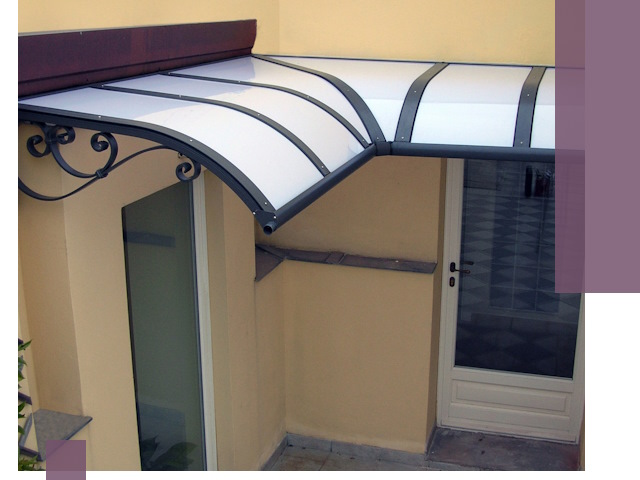 Монтаж козырьков любой сложности в Донском под ключ