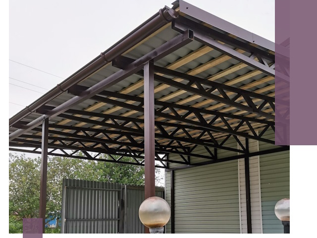 Навесы под ключ в Донском: изготовление, монтаж и гарантия