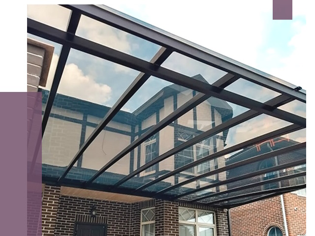 Навесы из поликарбоната в Донском от 8531 руб. под ключ — ПРОЛЁТ-Днс