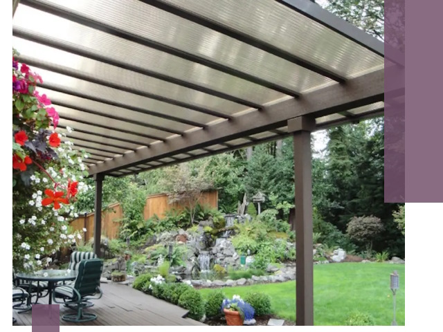 Навесы из поликарбоната под ключ в Донском быстро и надёжно