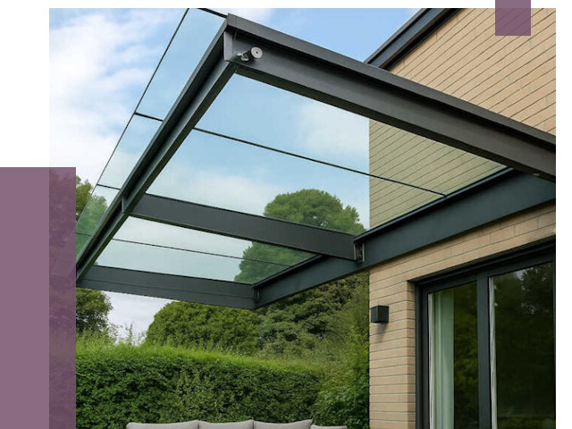 Стеклянные навесы и козырьки в Донском от 12158 руб.