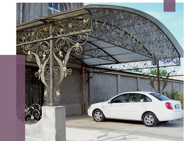 Кованые навесы в Донском от 14438 руб. | ПРОЛЁТ-Днс