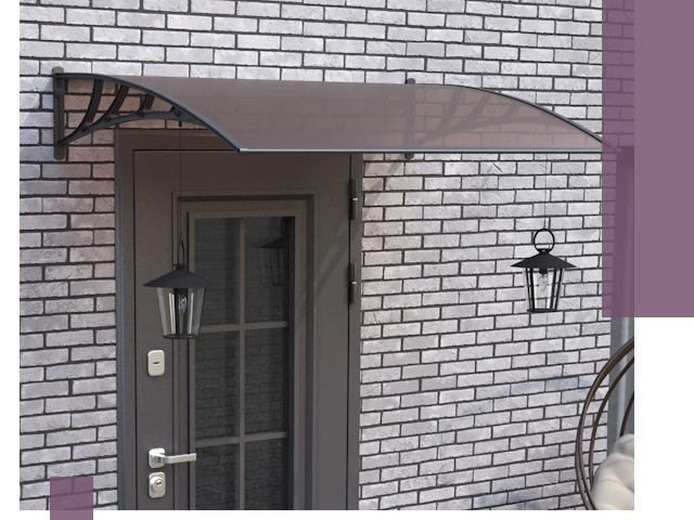 Недорогие козырьки и навесы под ключ в Донском