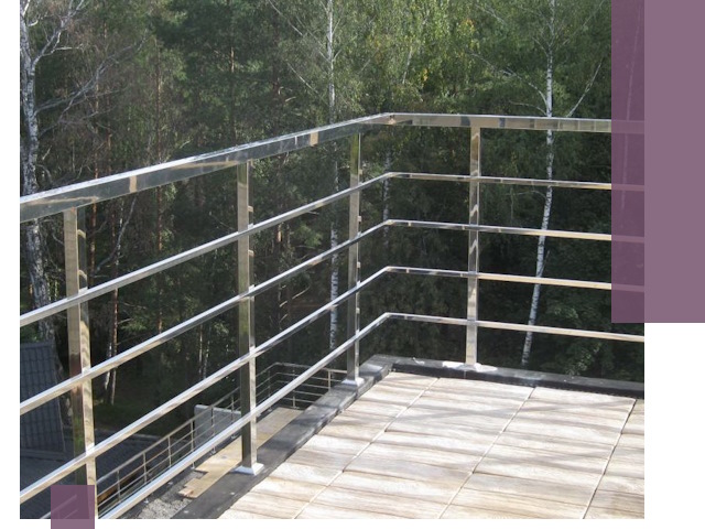 Парапеты из нержавеющей стали в Донском — изготовление и монтаж