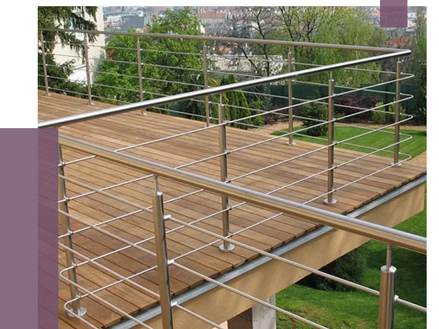 Алюминиевые парапеты в Донском под ключ от 7700 руб. 