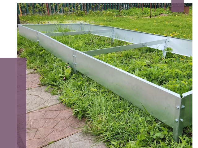 Металлические бордюры для грядок в Донском от 1773 руб.