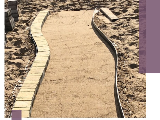 Металлические бордюры для тротуаров в Донском — прочные и долговечные