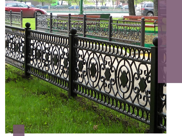 Секционные газонные ограждения под ключ в Донском