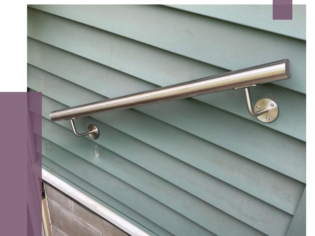 Поручни из нержавеющей стали в Донском от 7599 руб.  | ПРОЛЁТ-Днс